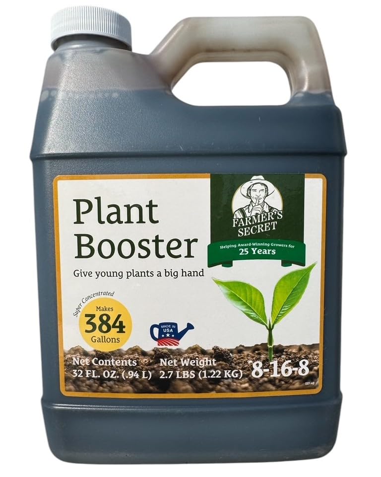 Farmer's Secret Plant support 32oz bottle front view