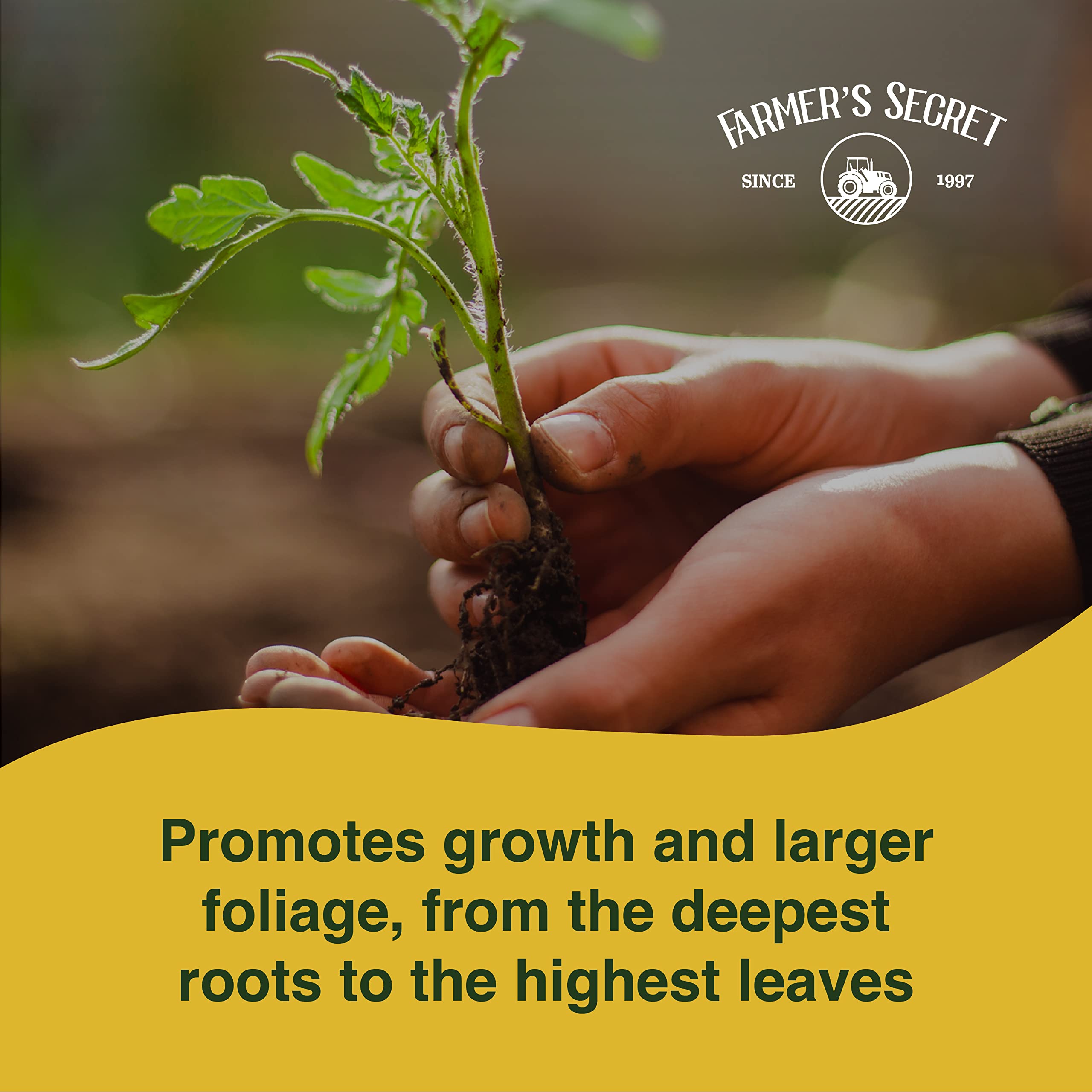 Farmer's Secret Plant support 32oz packaging