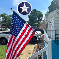 FARQIO American Flag 2x3 pole sleeve made from 420D nylon front view