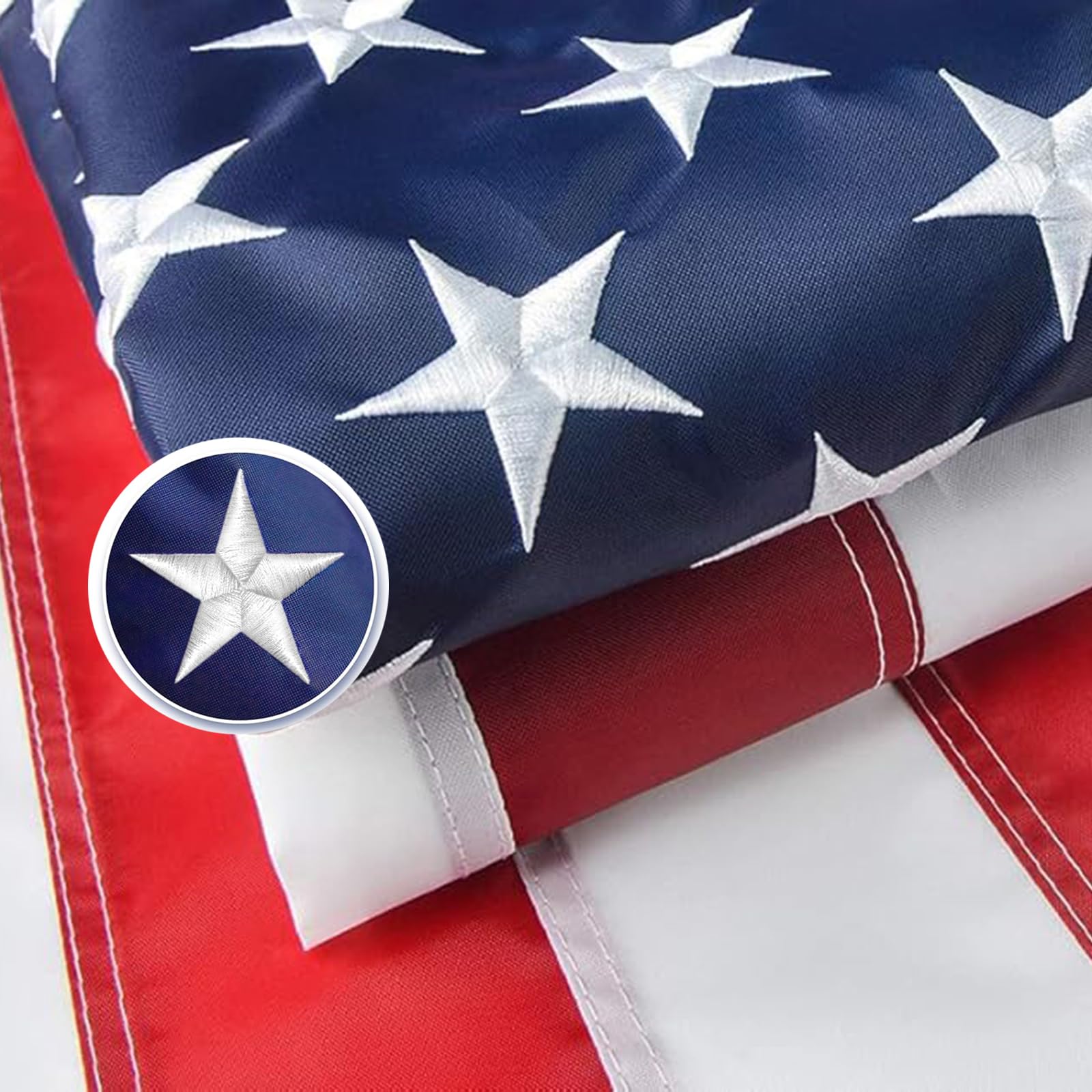 FARQIO American Flag 3x5 heavy-duty nylon flag front view