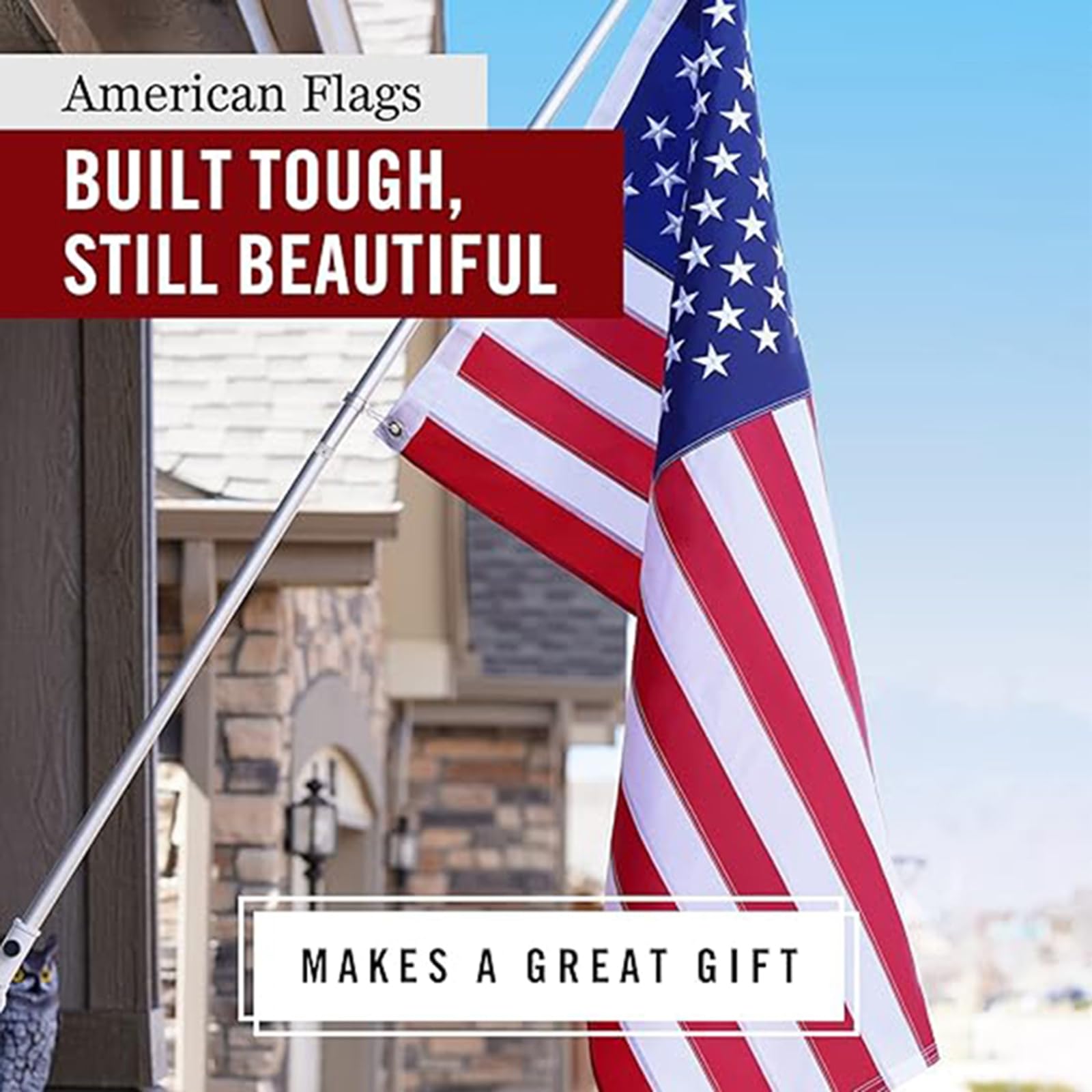 FARQIO American Flag sleeve packaged for retail display