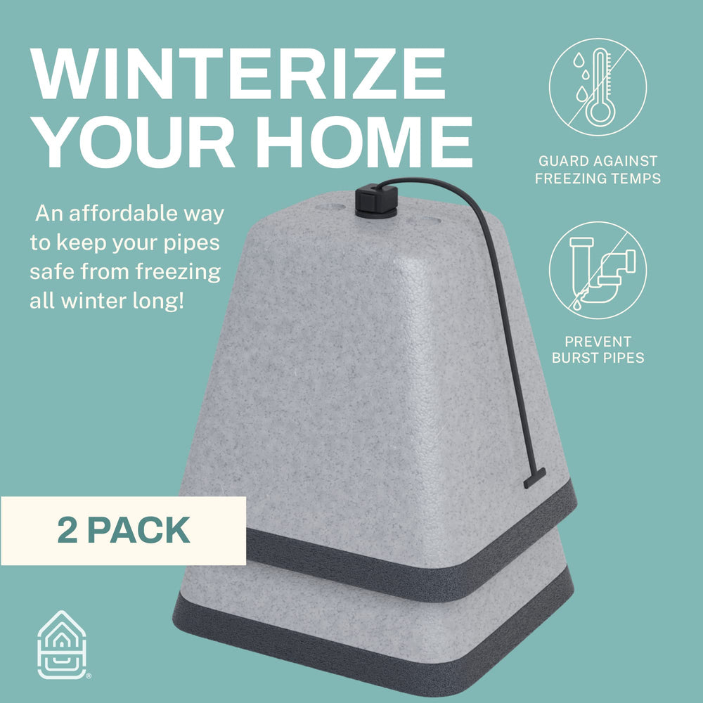 Faucet Cover in use on an outdoor faucet