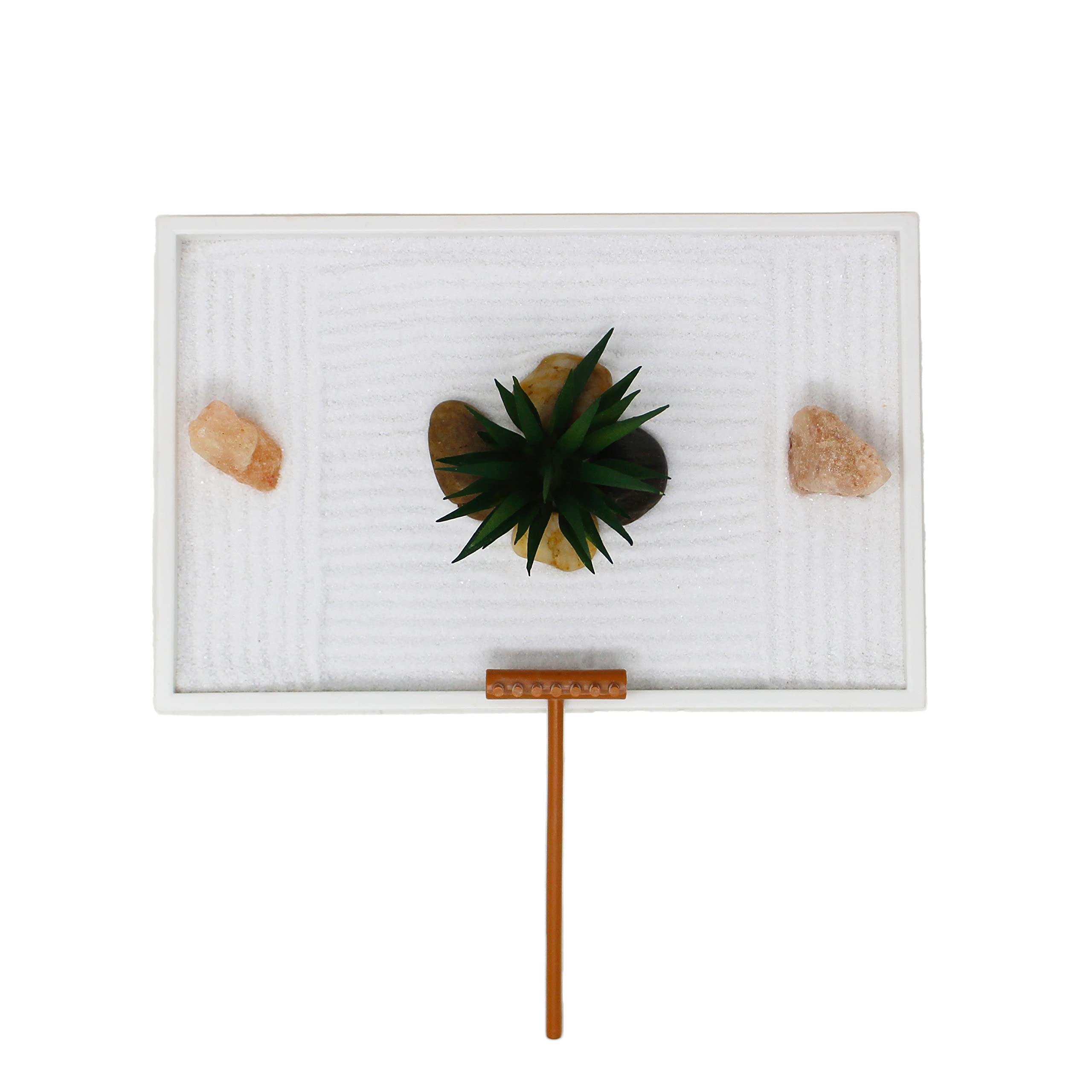 Faux air plant included in the Mini Zen Garden Kit