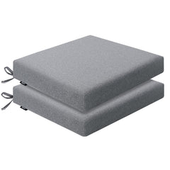 Favofamilie outdoor chair cushions set of 2 dark grey front view