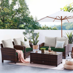 Favoyard Chair Cushion side view with strap