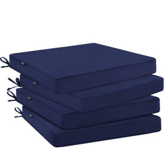 Favoyard Outdoor Chair Cushion navy blue front view