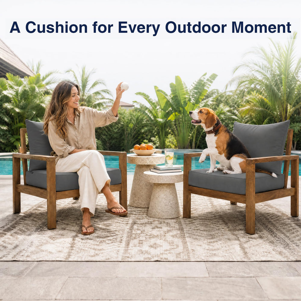 Favoyard Outdoor Patio Seat Cushion lifestyle scene