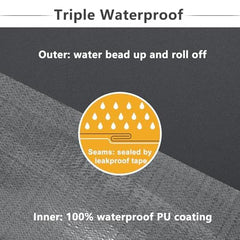 Favoyard Patio Chair Cushion showing waterproof cover
