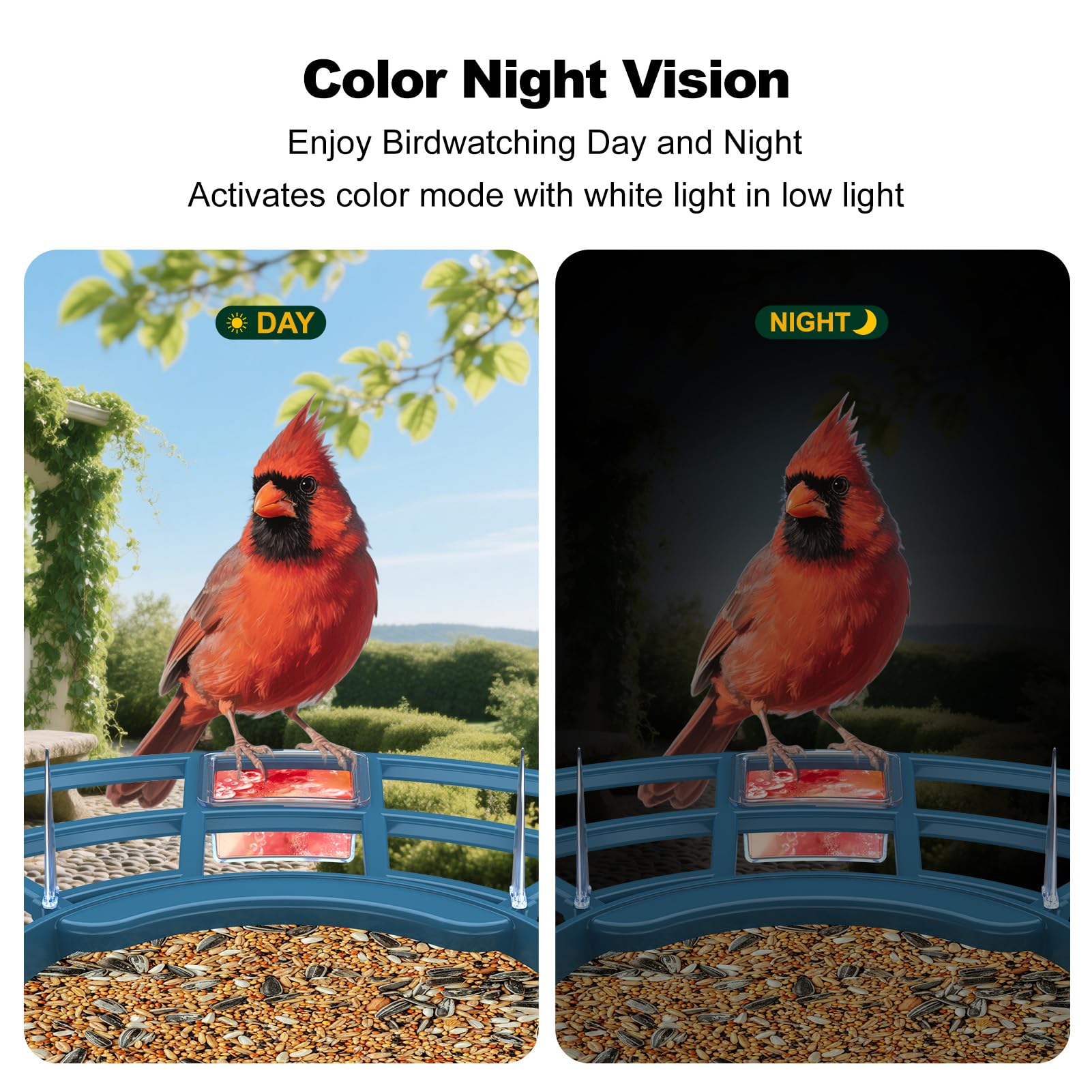 Fazoxo Bird Feeder Camera packaging and included manual