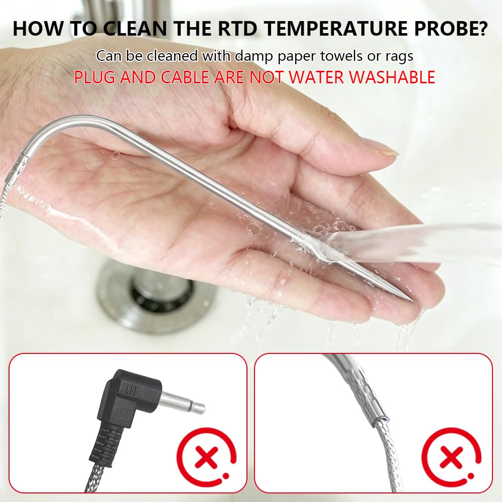 FCCUM meat probe in use with grill