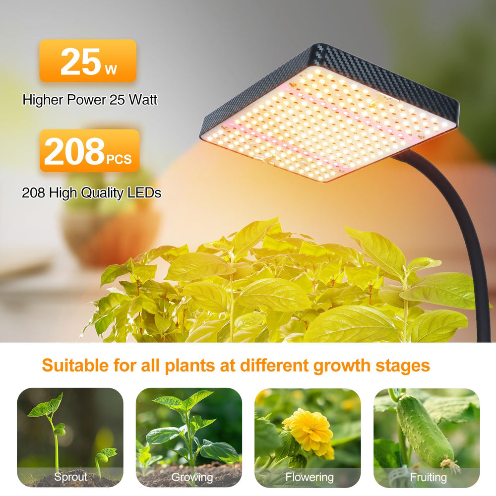 FECiDA grow light timer settings display