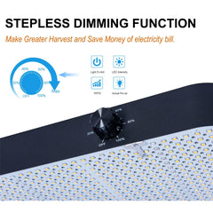 FECiDA LED Grow Light dimming knob for brightness adjustment