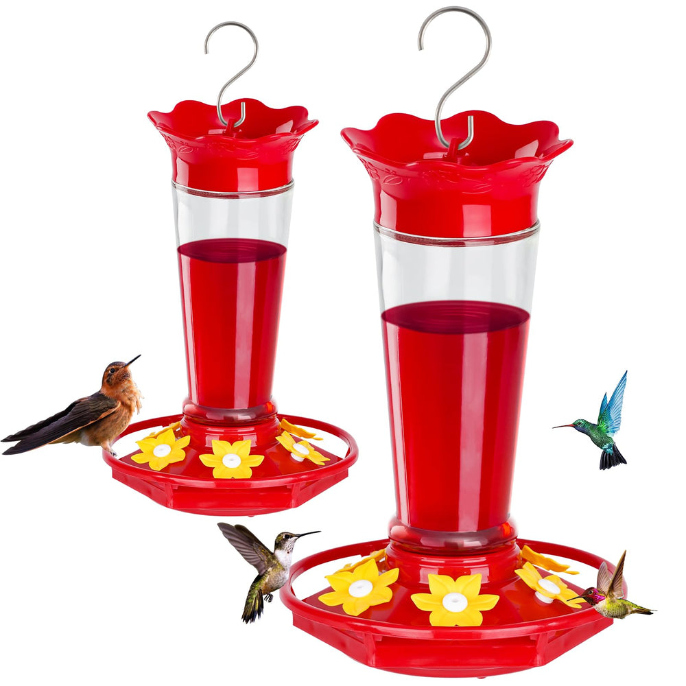 FEED GARDEN 10oz hummingbird feeder with six feeding ports
