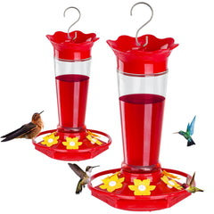FEED GARDEN 10oz hummingbird feeder with six feeding ports
