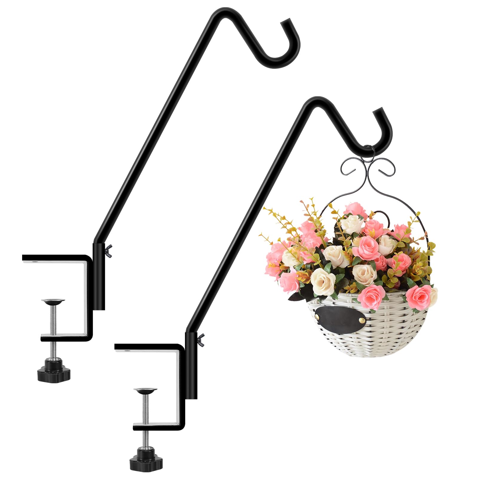 FEED GARDEN 14 Inch deck hook black color front view