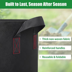 FEED GARDEN 15 Gallon grow bag filled with soil