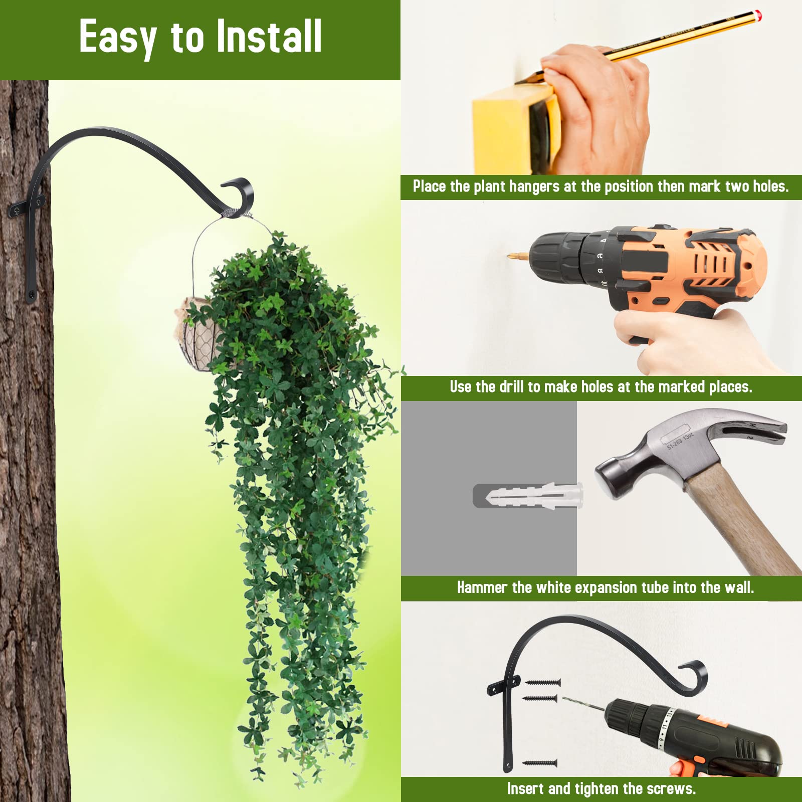 FEED GARDEN 2 pack heavy-duty brackets packaging