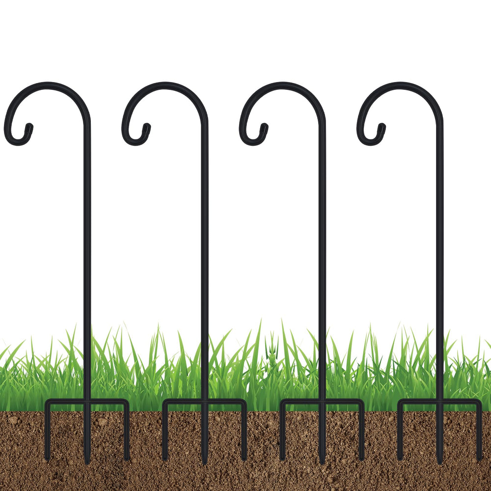 FEED GARDEN 32-inch adjustable shepherd hook front view