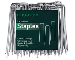 FEED GARDEN 4 Inch landscape staples pack front view