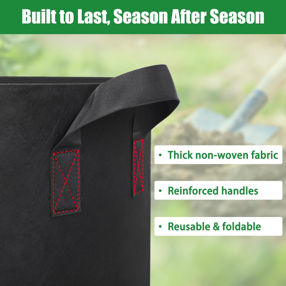 FEED GARDEN 5 Gallon Grow Bag folded flat for storage