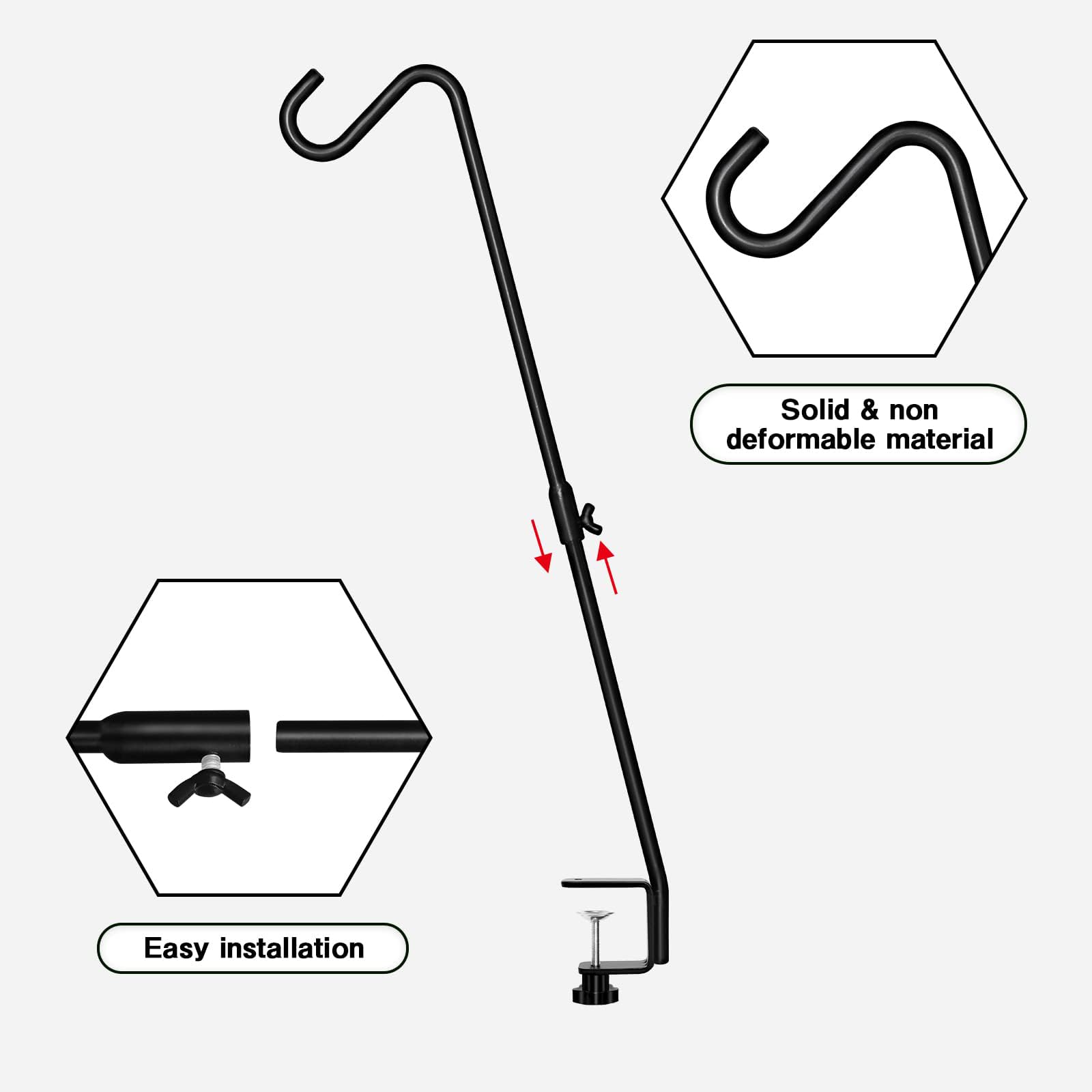 FEED GARDEN adjustable deck hook with clamp detail