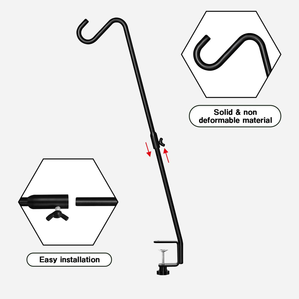 FEED GARDEN adjustable deck hook with clamp detail