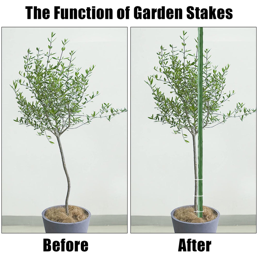 FEED GARDEN garden stakes displaying spiral design