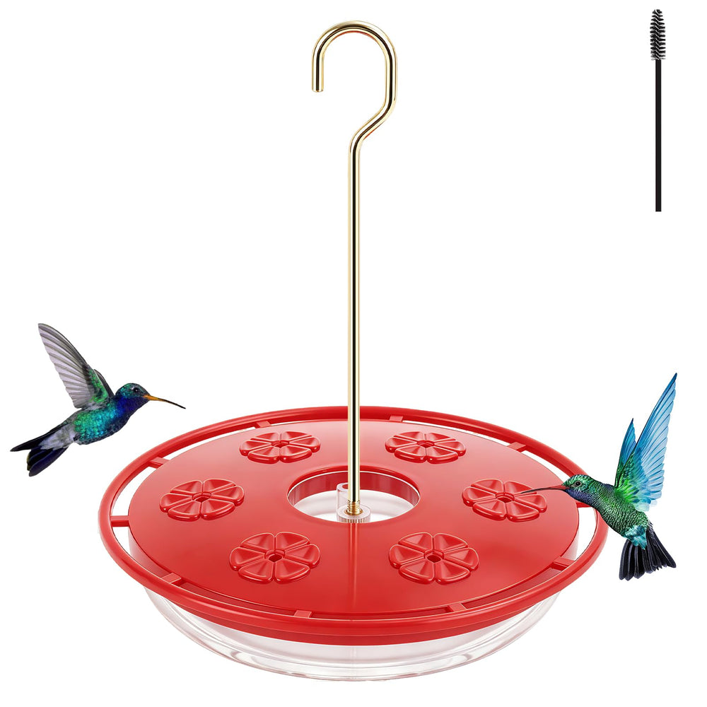 FEED GARDEN Hummingbird Feeder front view with red colour
