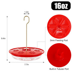 FEED GARDEN Hummingbird Feeder opened for easy cleaning