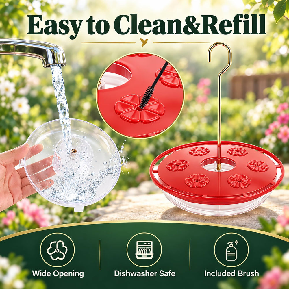 FEED GARDEN Hummingbird Feeder scale for accurate refills