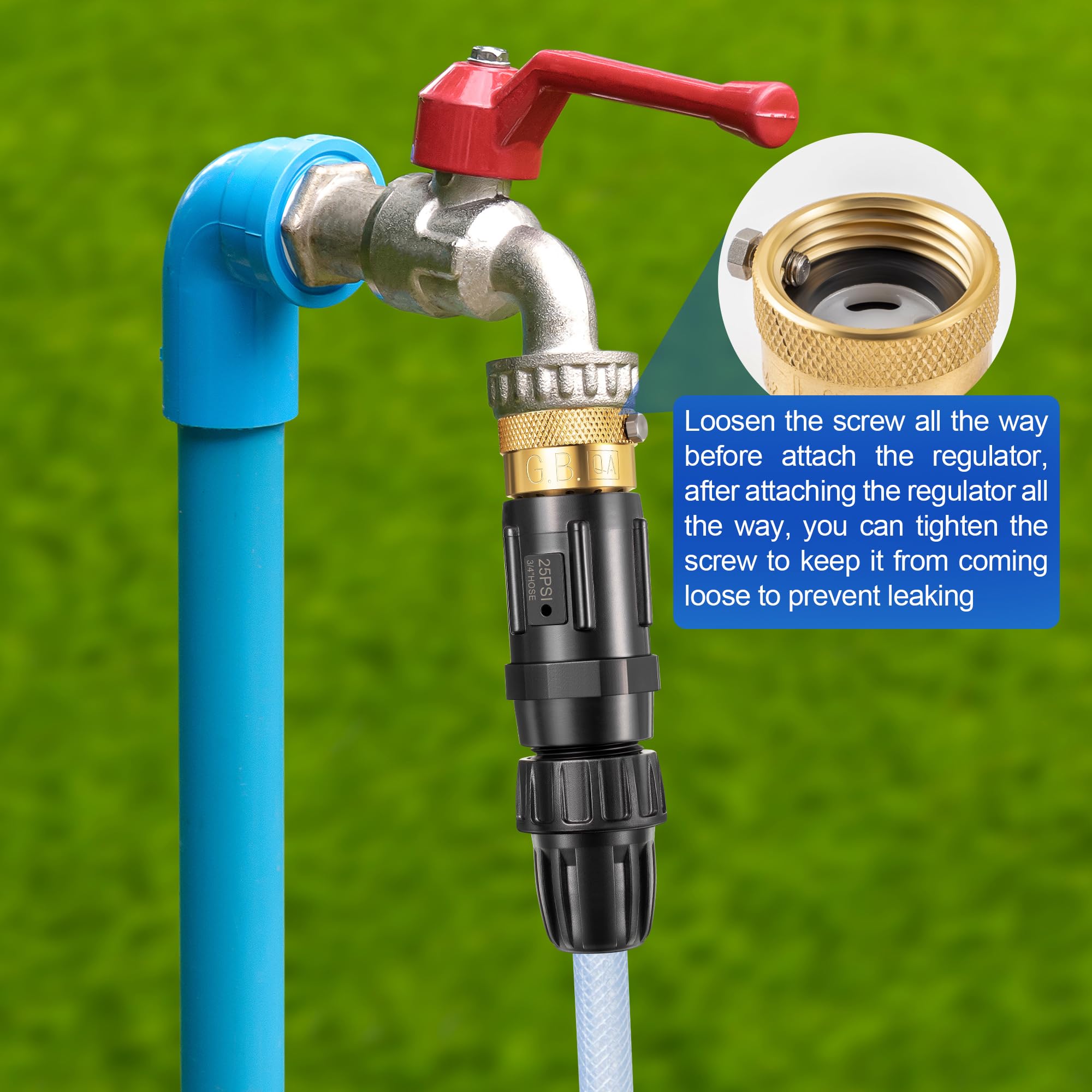 Feekoon Drip Irrigation Adapter Kit mesh filter detail