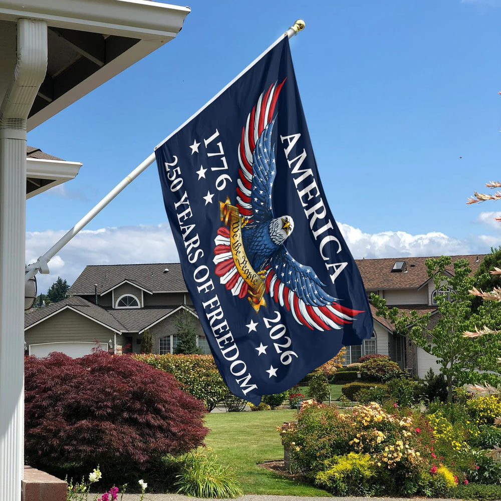 Feeniss 250th flag dimensions and packaging