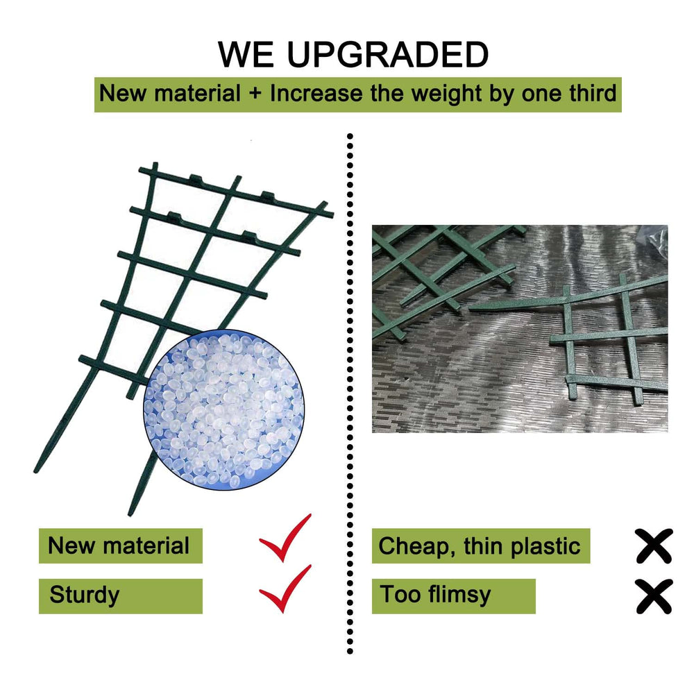 Feitore 6 Pcs Indoor Plant Trellis in use with potted plants