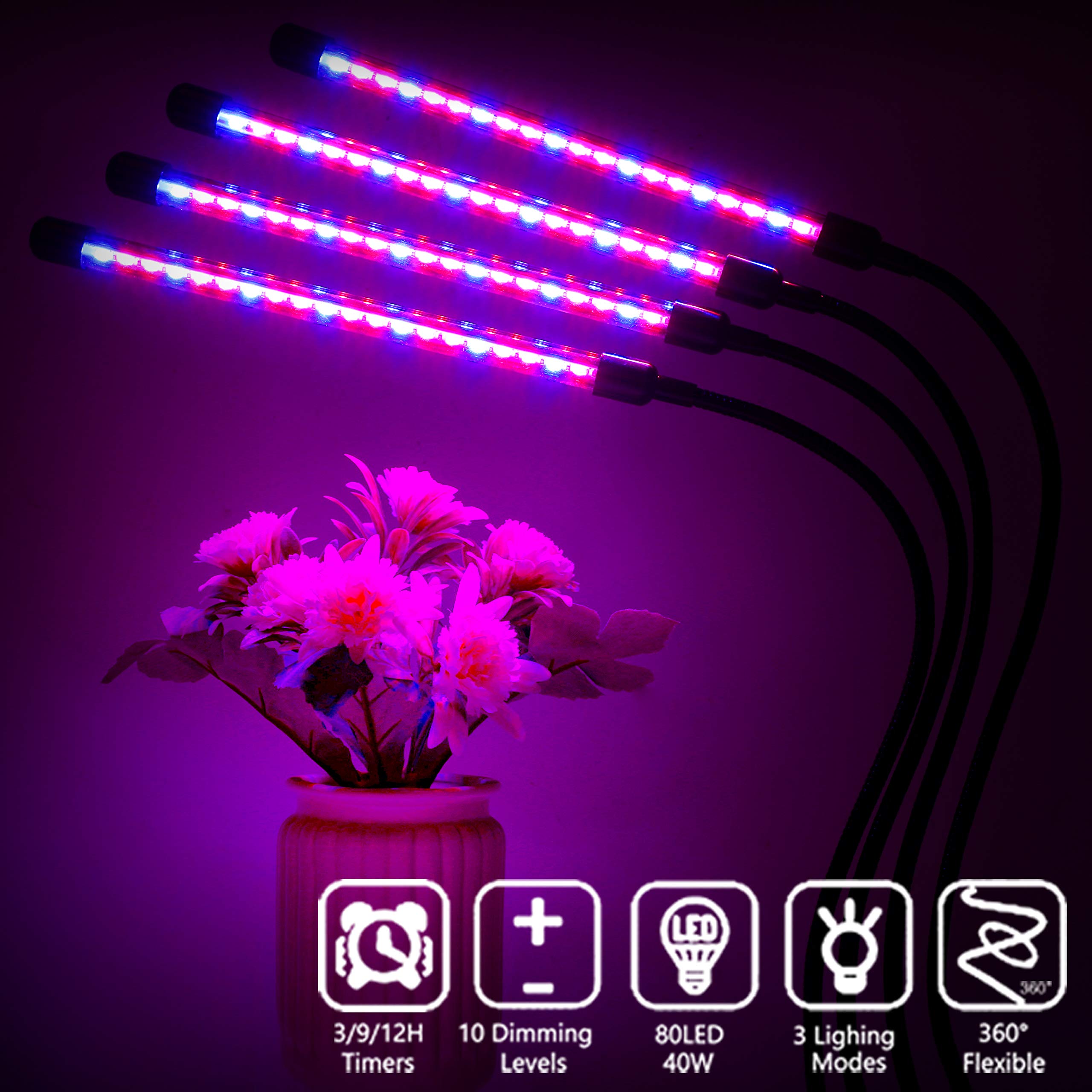 Felibeaco LED Grow Light assembled on a desk