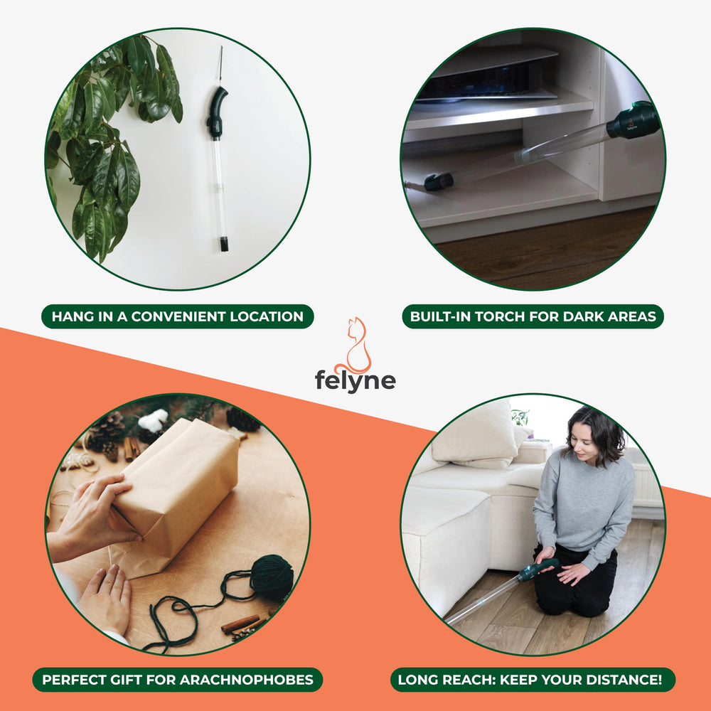 Felyne Bug Catcher Vacuum capturing insects in action