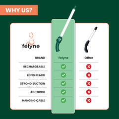 Felyne Bug Catcher Vacuum side view in green