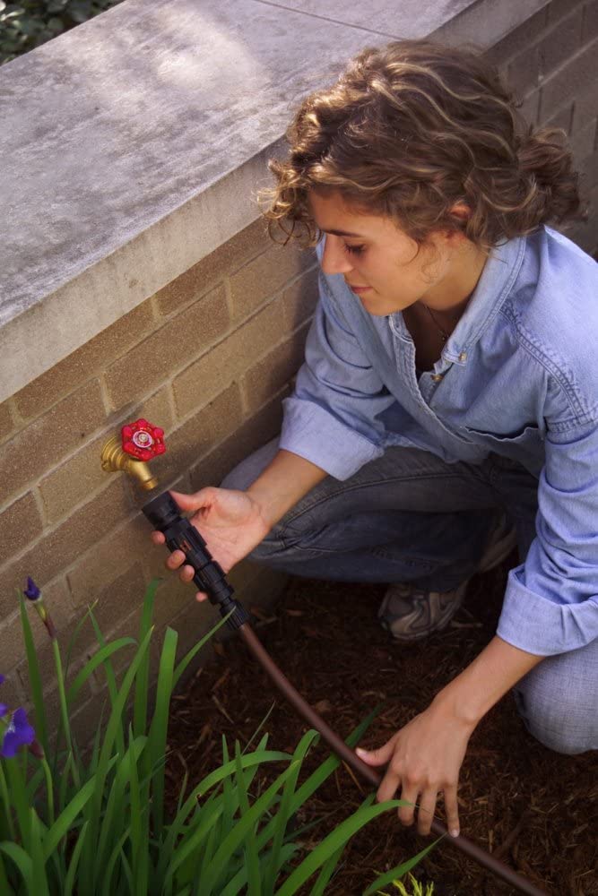 Female threaded faucet connector from Rain Bird irrigation kit