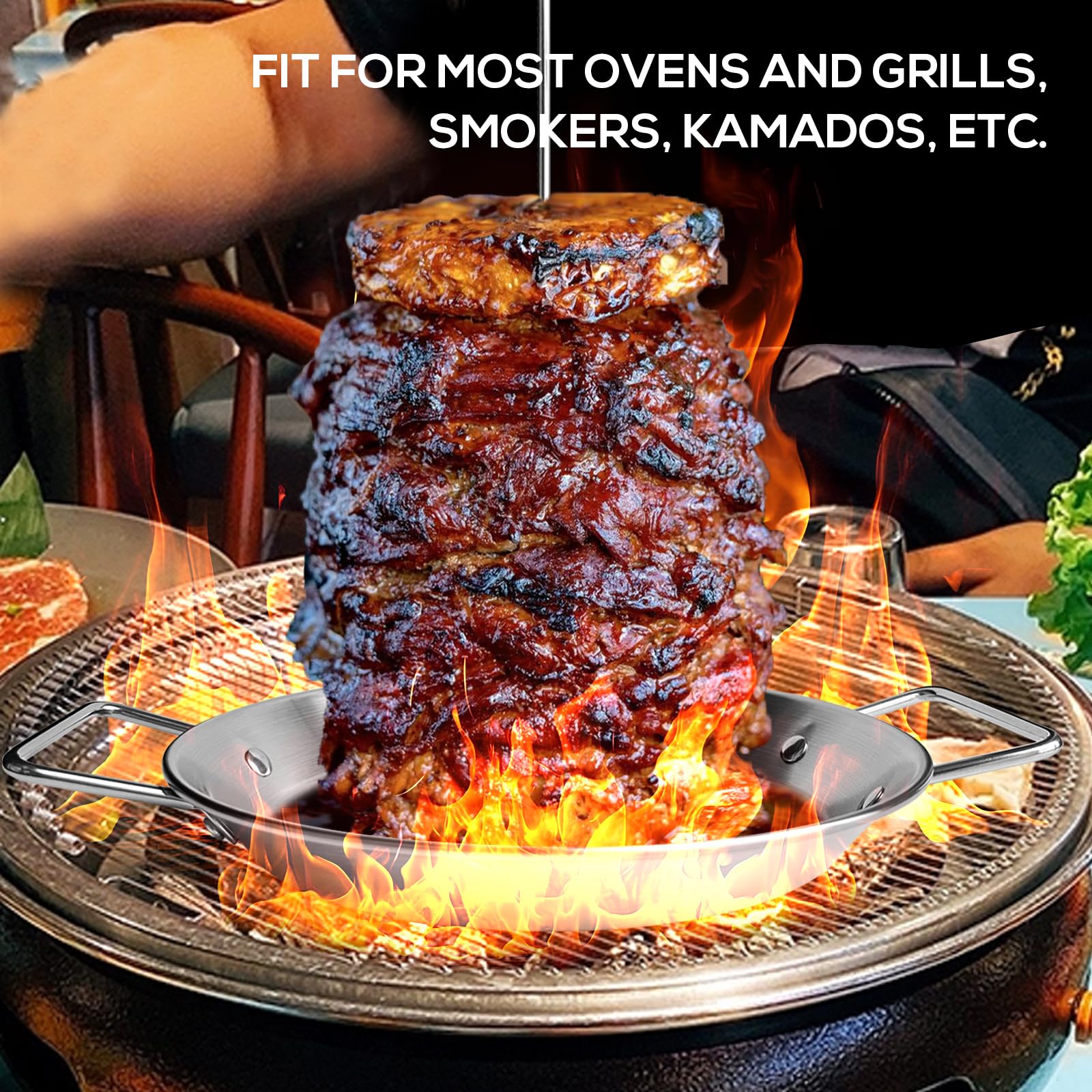 Fengzhe Al Pastor Skewer Rack dismantled for storage