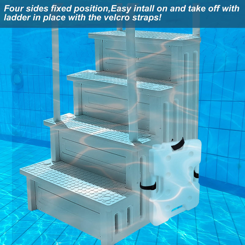 Feoang pool weights displayed in pool setting