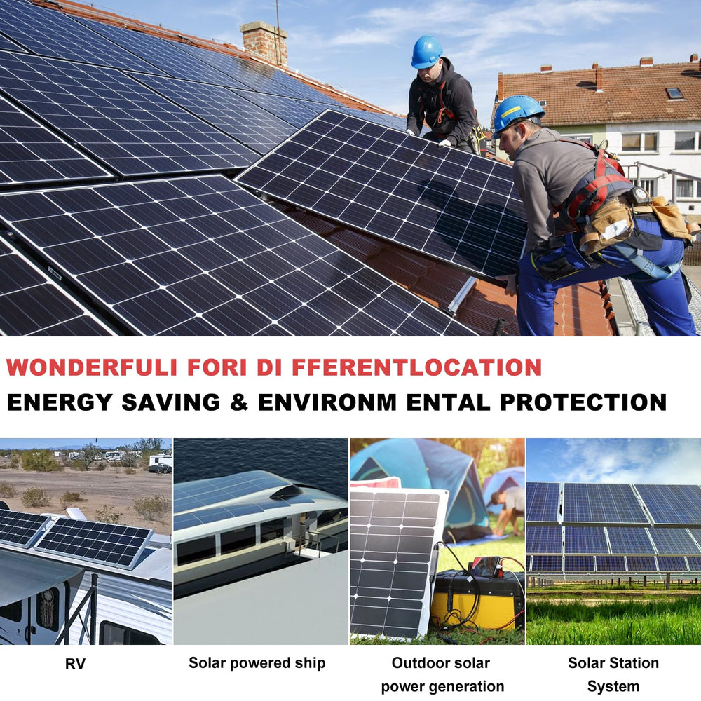 Feotech cable installation in a solar panel setup