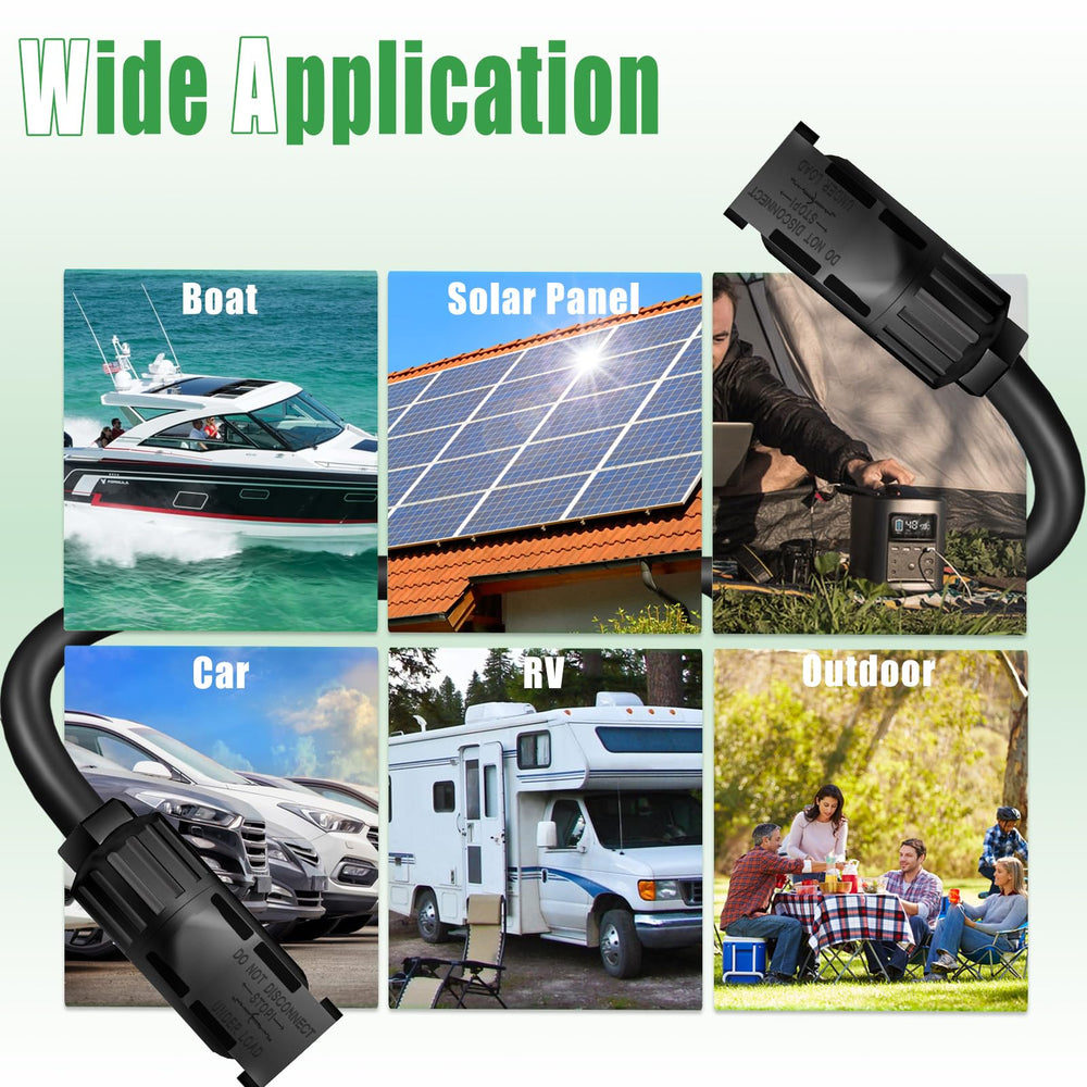 Feotech solar extension cable packaging view