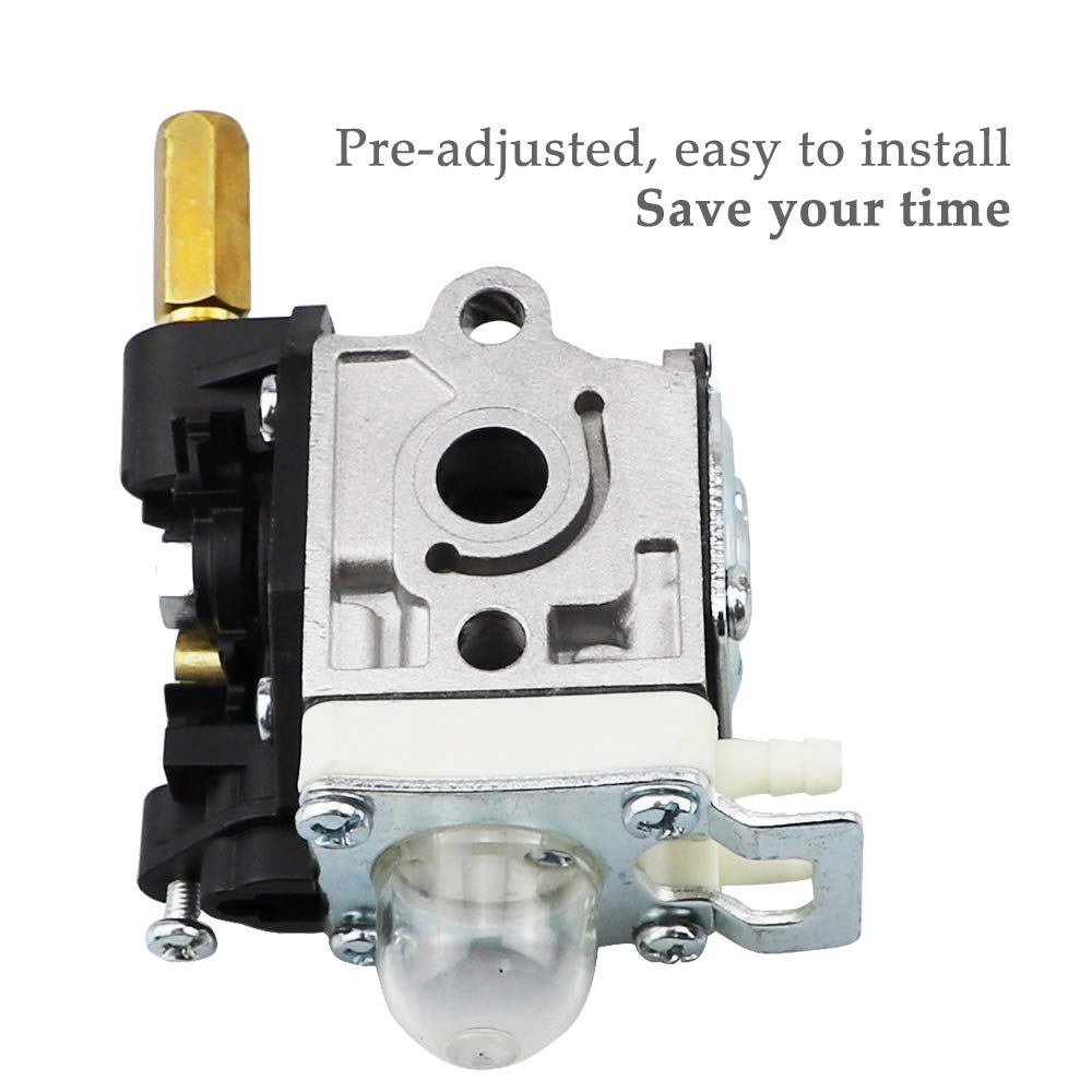 Ferilter Carburetor assembly with spark plug and fuel lines