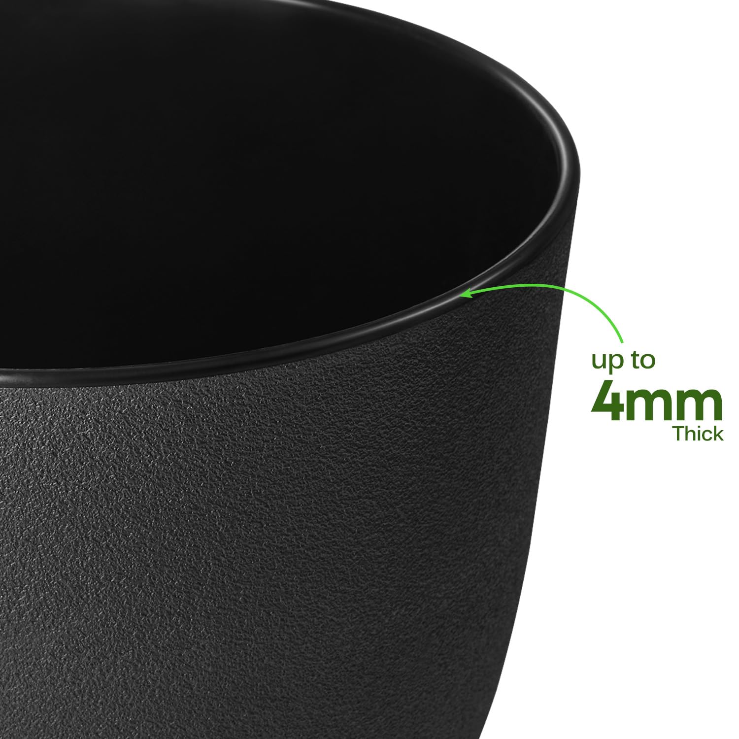 Ferlypote 8 Inch Plant Pot with plants inside