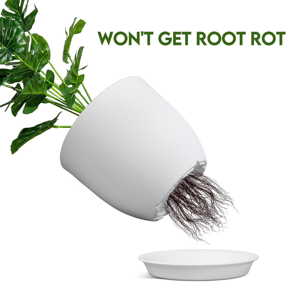 Ferlypote plant pot showing drainage holes