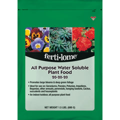 ferti-lome All Purpose Plant Food 20-20-20 front view 1.5 lb