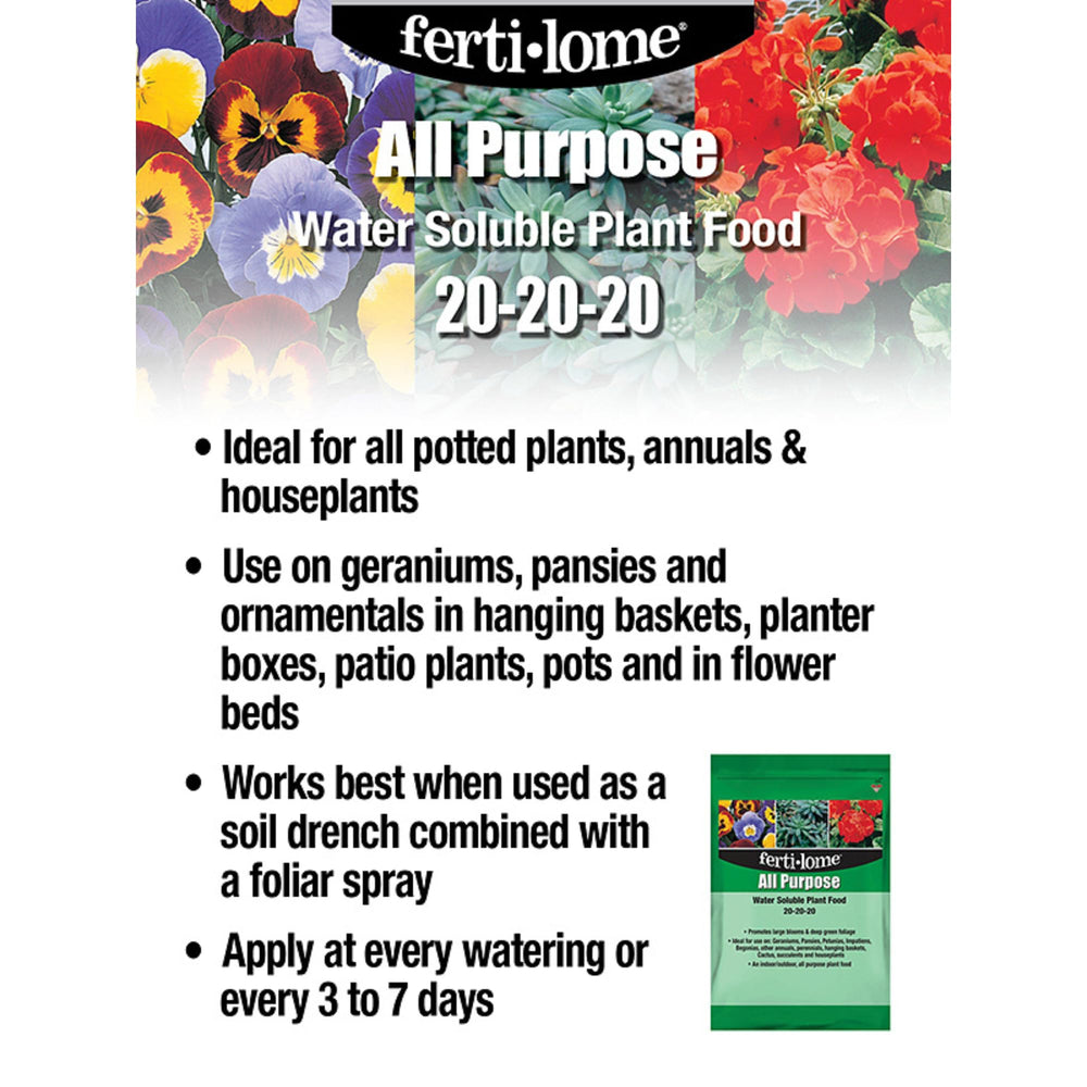 ferti-lome All Purpose Plant Food 3 lb bag packaging