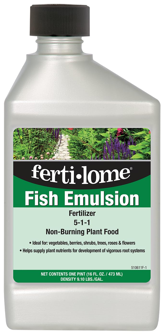 ferti-lome Fish Emulsion Fertilizer 5-1-1 16 oz front view