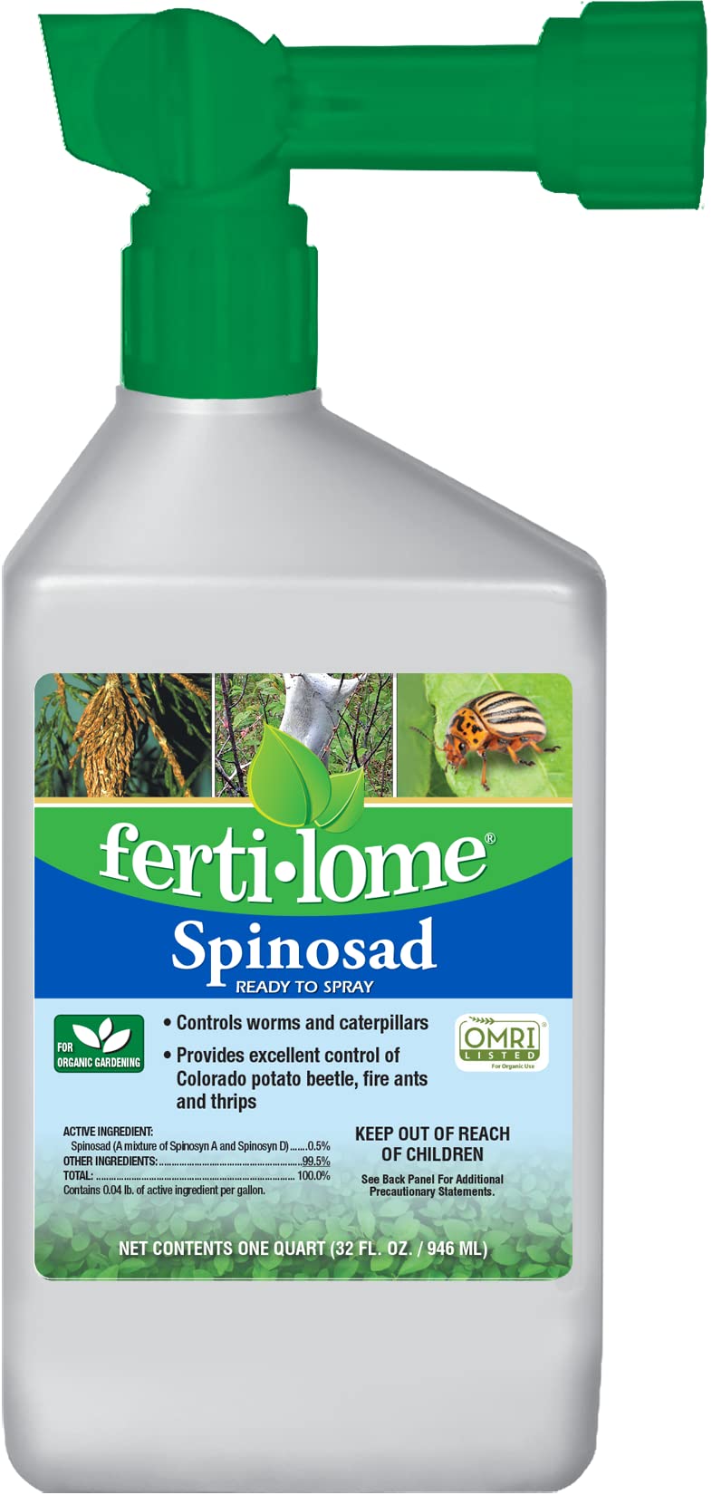ferti-lome Spinosad Insecticide Ready to Spray 32 oz bottle front view