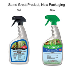 ferti-lome Triple Action Plus Insecticide Fungicide 32 oz side view