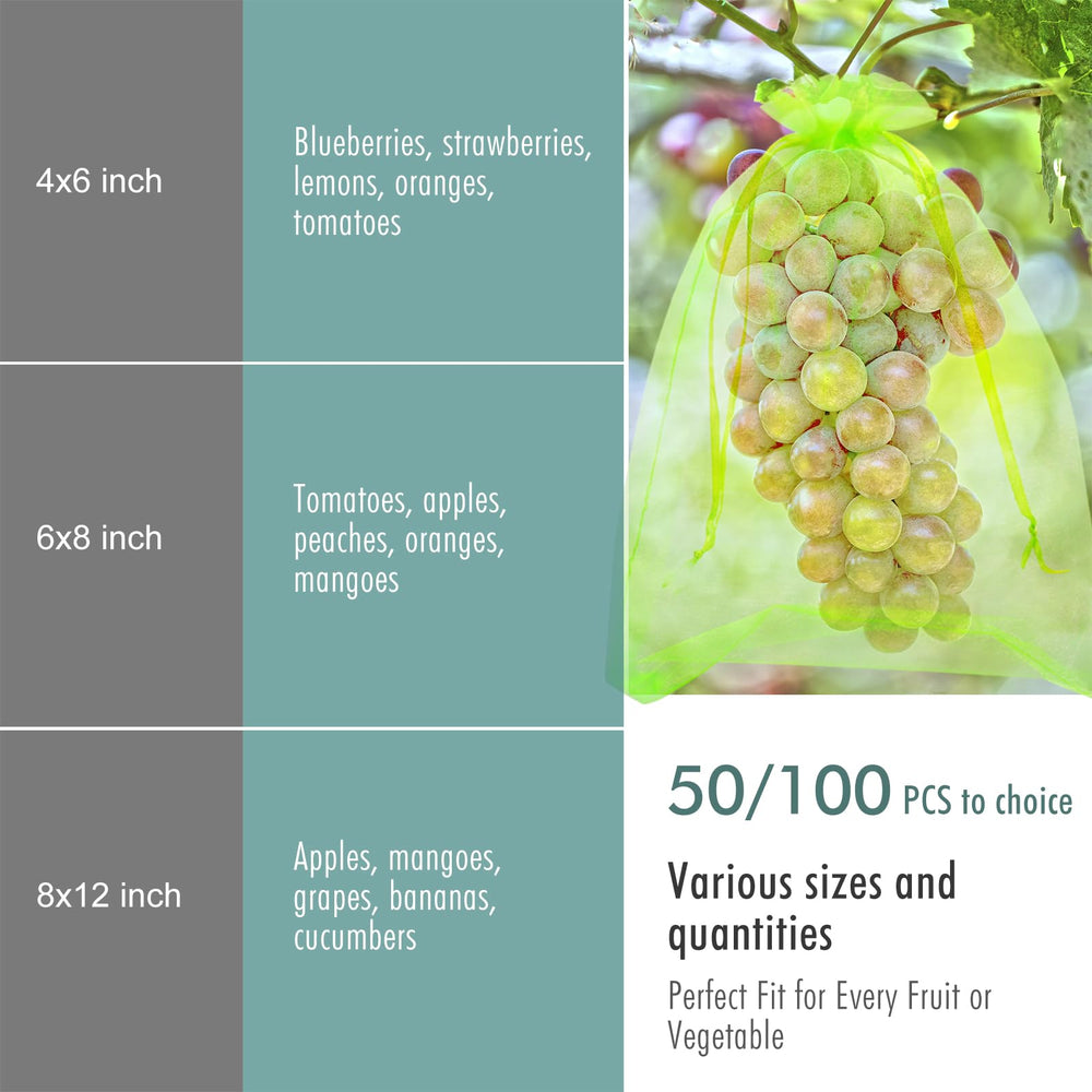 Fetanten Fruit Protection Bags in use on fruit trees